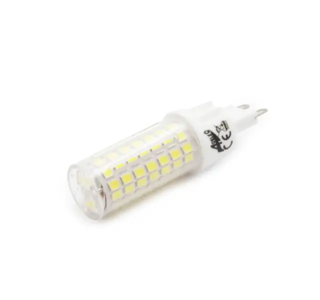 LED ΛΑΜΠΑ SMD ΚΕΡΑΜΙΚΗ G9 6W ΔΙΑΦΑΝΗ ΝΤΙΜΑΡΙΖΟΜΕΝΟ ΨΥΧΡΟ