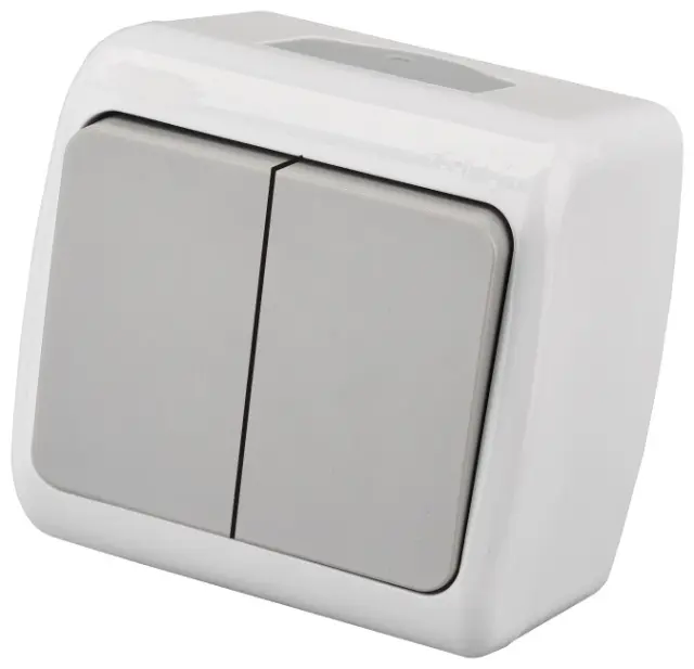 Entac 105 Stephan surface mounted wall switch serial switch IP54 15.005.0097