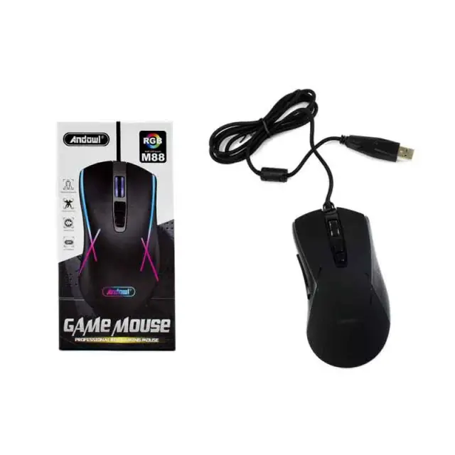 Andowl Ενσύρματο Gaming Ποντίκι Με LED RGB Φωτισμό M88 – Gaming Mouse 075952