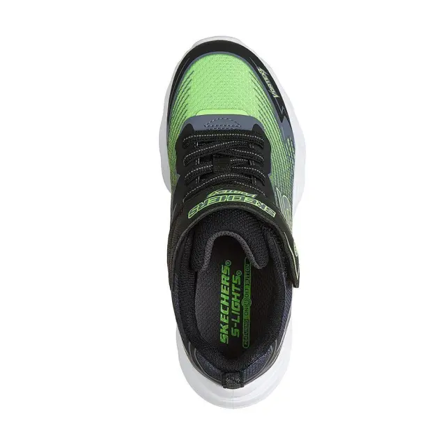 Skechers S Lights Vortex 3.0 (PS) (400590LC-BKLM) - Μαύρο-Λαχανί 3