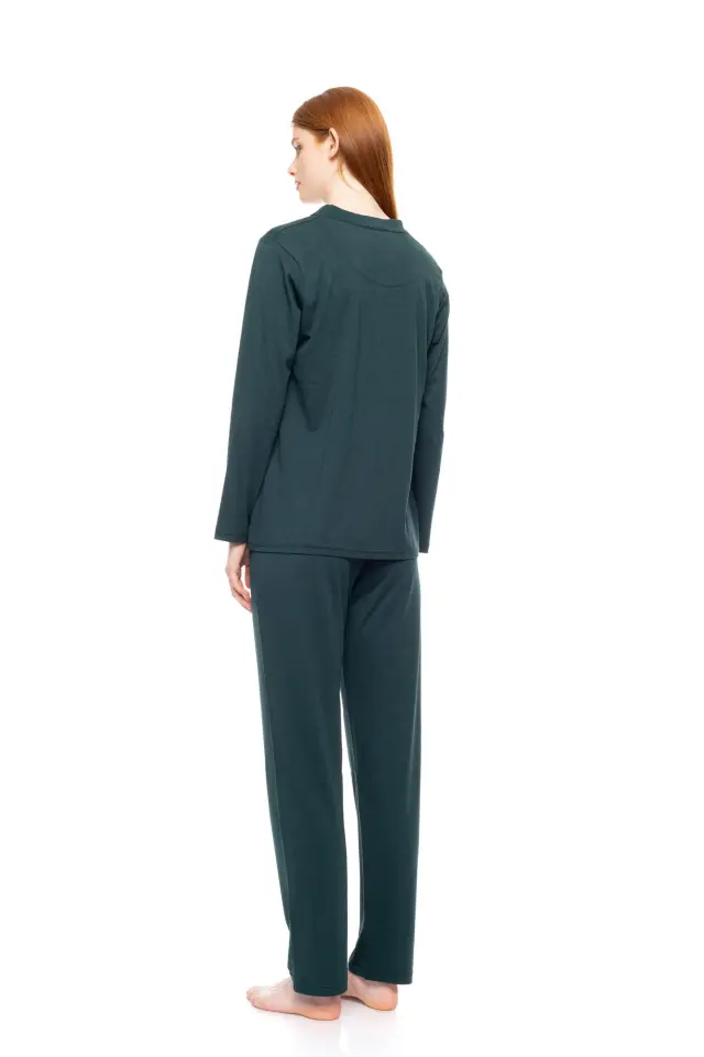 W1756 - Dark Green - PYJAMA NIGHT LOVERS SOLID 3