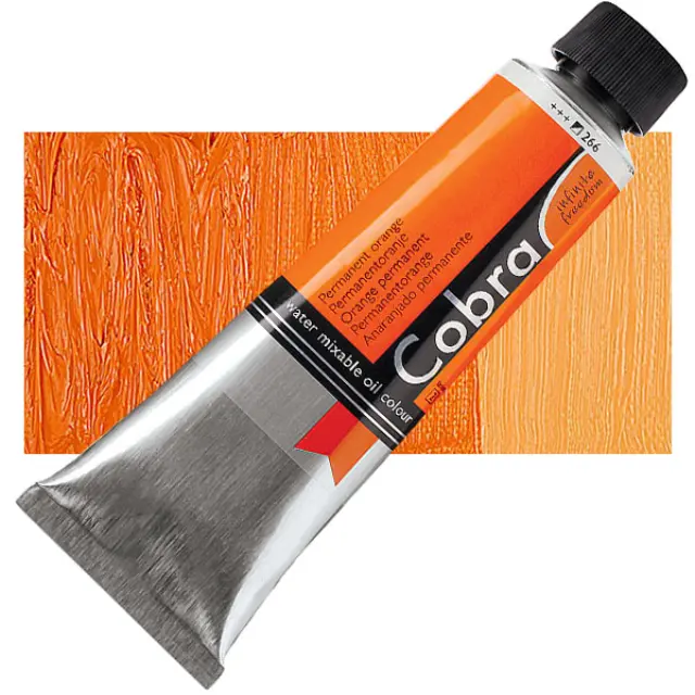 Λάδι Νερού Talens Cobra - 266 Permanent Orange - 150ml