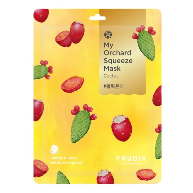 FRUDIA My Orchard Squeeze Mask Cactus Αναζωογονητική Μάσκα Κάκτου 20ml