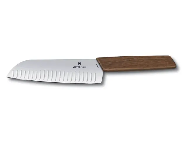 Μαχαίρι Santoku Victorinox Swiss Modern με ξύλινη λαβή και μήκος λεπίδας 17cm - Σε ειδική συσκευασία δώρου6.9050.17KG 2