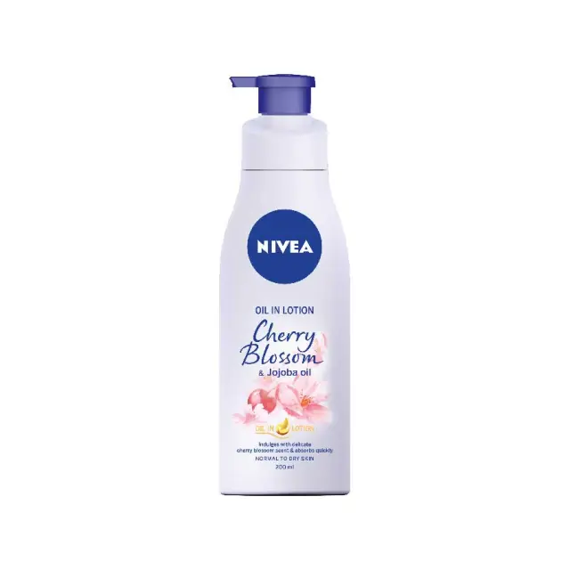 Nivea Body Oil in Lotion Cherry Blossom + Jojoba Oil 200ml ΑΝΤΛΙΑ