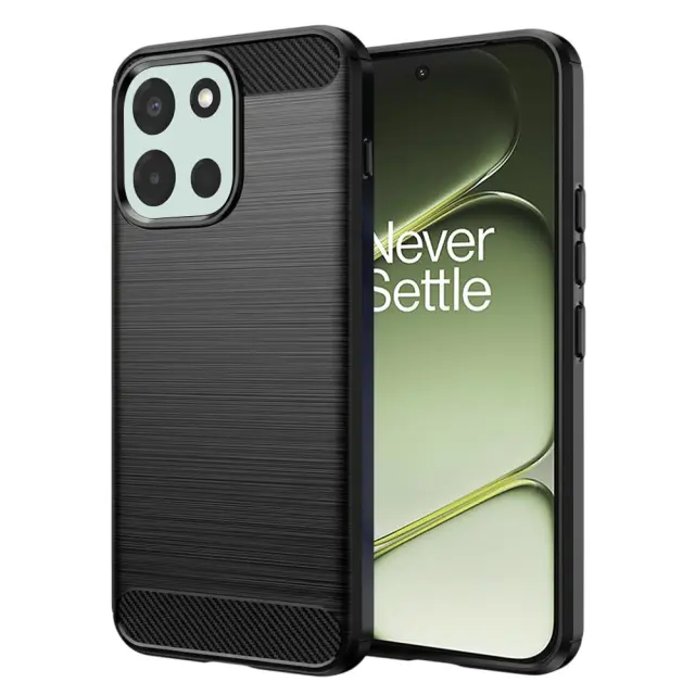 Techsuit - Carbon Silicone - OnePlus Nord 6 - Black