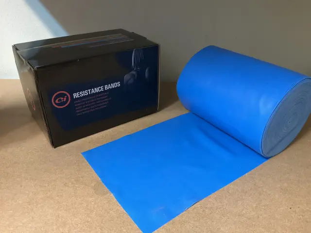 C+I Gymband Ελαστικός ιμάντας 25m μπλε (σκληρή αντίσταση)