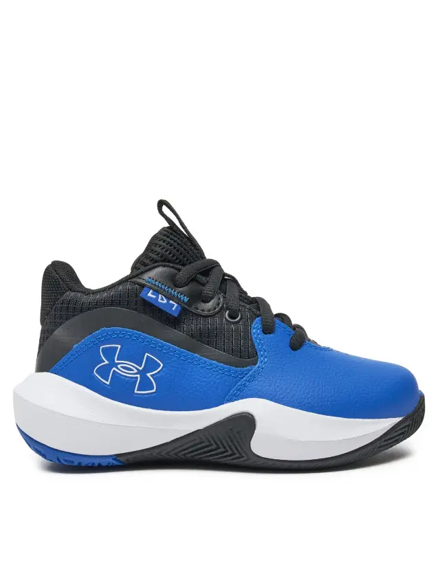 Under Armour Lockdown 7 Basket Sneakers Mid Blue/Black 3028514-401 - 28.5
