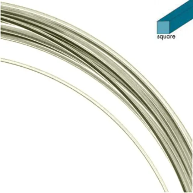 Σύρμα Τετράγωνο - Titanium Color Non Tarnish - 1.02mm - 3.7m