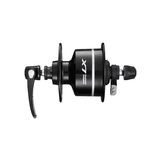 ΚΕΝΤΡΟ ΔΥΝΑΜΟ SHIMANO DEORE LX DH-T670 32 ΤΡΥΠΕΣ 6V 3W ΜΑΥΡΟ