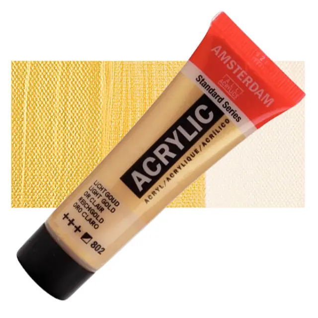 Ακρυλικό Talens Amsterdam 802 Light Gold - 20ml