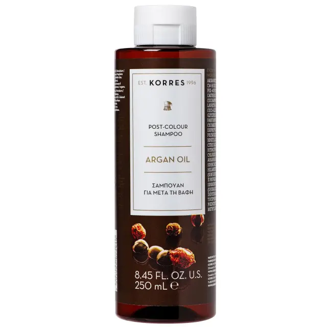 Korres Argan Oil Post-Colour Έλαιο Αργκάν Σαμπουάν για Μετά τη Βαφή, 250ml