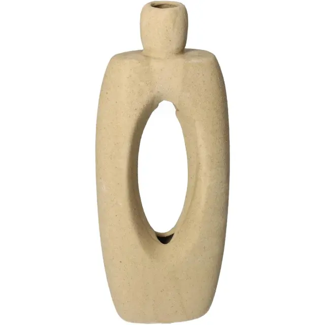 Βάζο Καφέ Κεραμικό 11.2x4.8x27cm