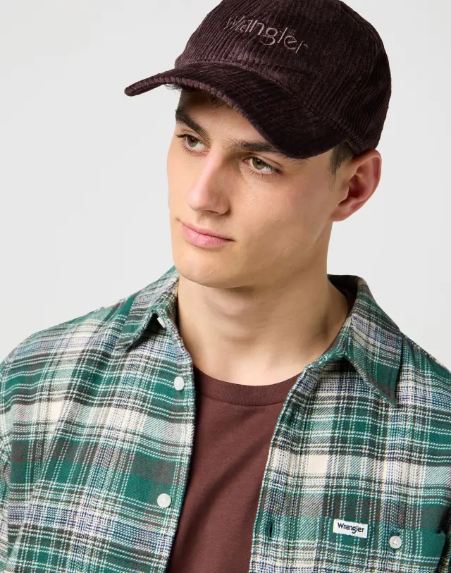 Wrangler CORDUROY Cap 112372435 - Mole - One Size 3