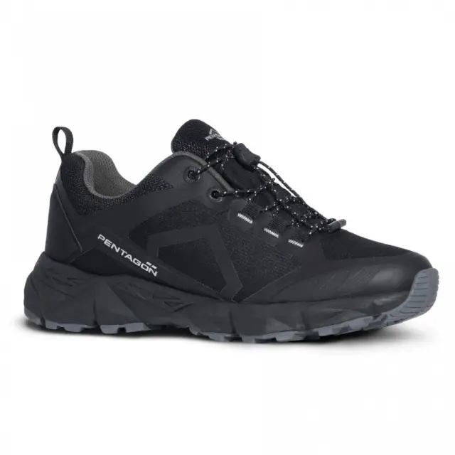 Pentagon KION WP Trekking Shoes-Αδιάβροχα Aθλητικά Παπούτσια - 31-Stealth Black-Μαύρο