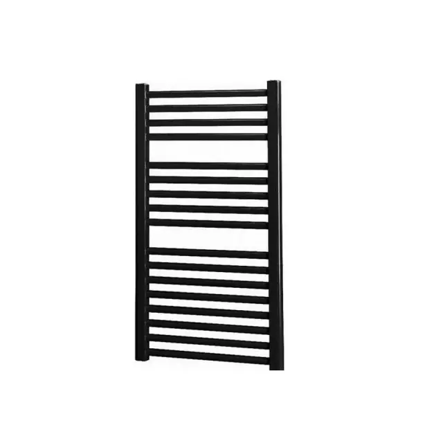 Splendid Elegant Round Ίσια Πετσετοκρεμάστρα Μπάνιου 1200x600 784kcal/h Μαύρη 3