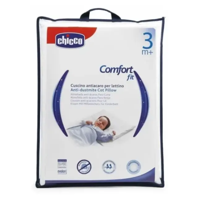 Chicco Αντιαλλεργικό Μαξιλάρι 45*32*3cm Comfort Fit G01-00595-00