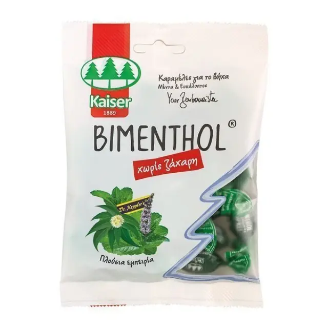 Kaiser Bimenthol Παστίλιες με Μέντα & Ευκάλυπτο 60gr