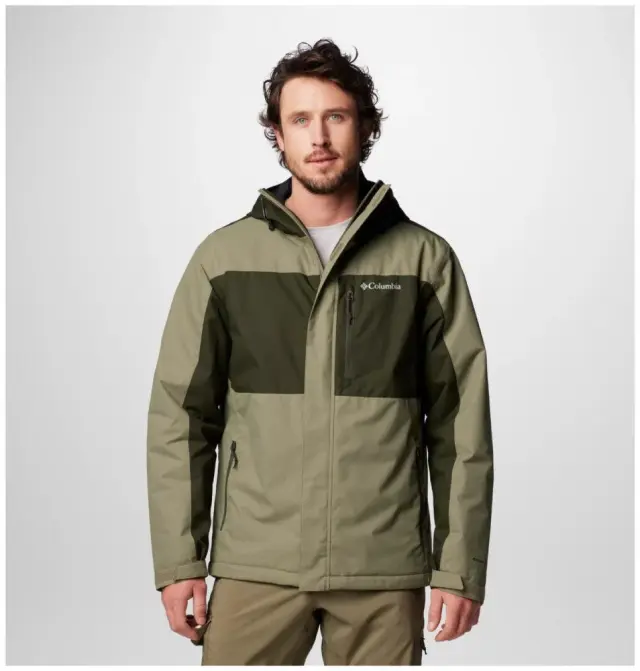 Αδιάβροχο Μπουφάν Columbia Ανδρικό Tipton Peak™ III Insul. Jacket Stone Green/Greenscape - 2089594-397
