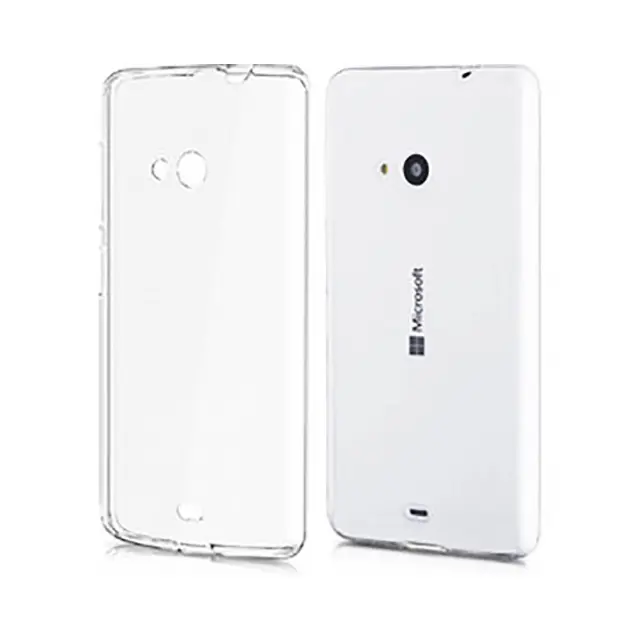 Θήκη Σιλικόνης Ultra Slim Silicone Case Για Microsoft Lumia 540 Διάφανη