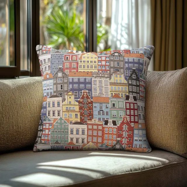 Beauty Home Μαξιλαροθήκη ΣΤΟΦΑ ΣΠΙΤΙΑ 40 x 40 cm 2