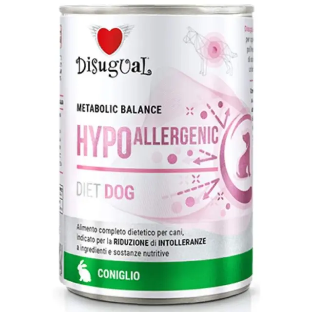 Disugual Hypoallergenic Diet Dog Κουνέλι 400gr Μονόχρωμο