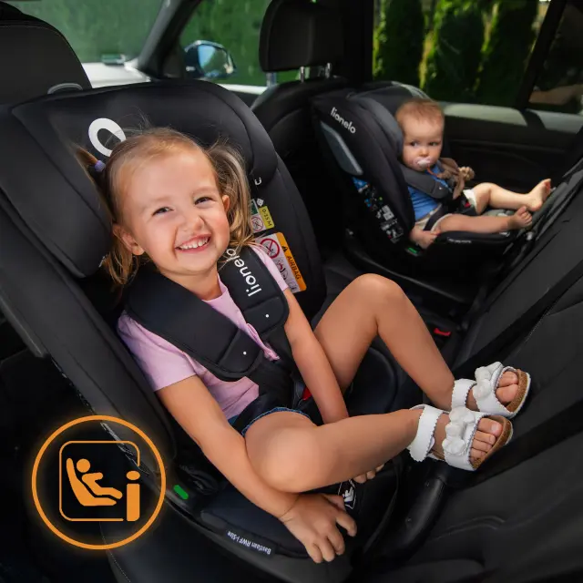Lionelo Bastian RWF i-Size κάθισμα αυτοκινήτου 40-150 cm isofix Red Burgudy 2