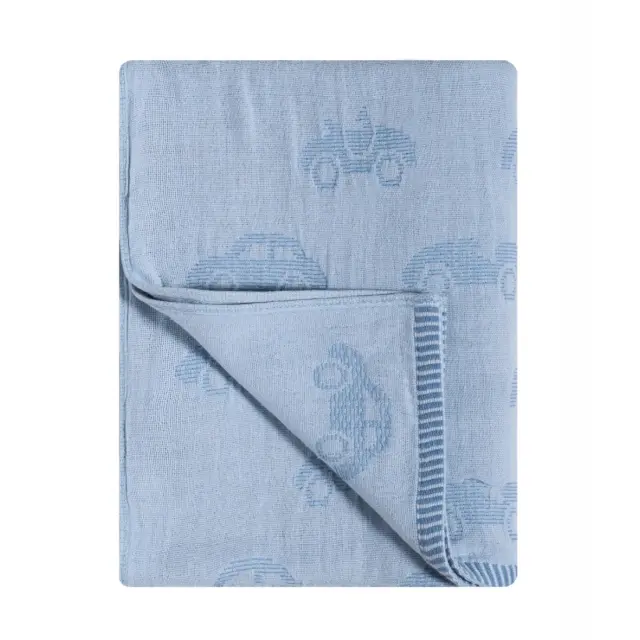 Κουβέρτα Κούνιας kentia Mobilo Blue 100x140 3