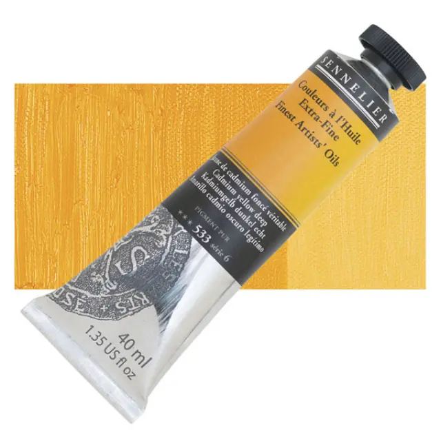 Sennelier Λάδι Finest Artists Oil 533 Cadmium Yellow Deep - 40ml