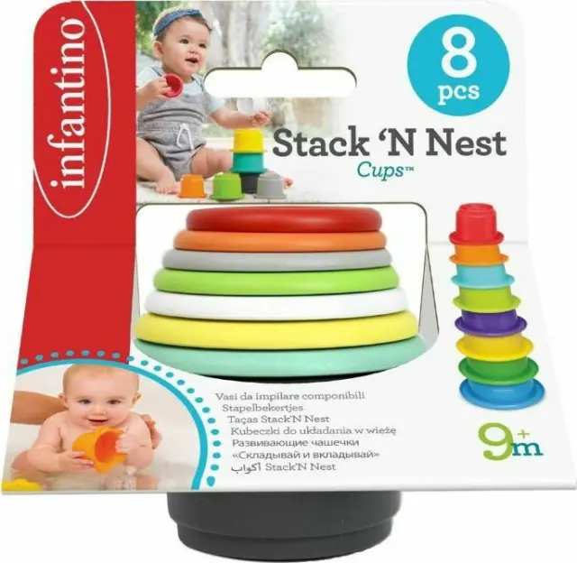 INFANTINO STACK'N NEST CUPS