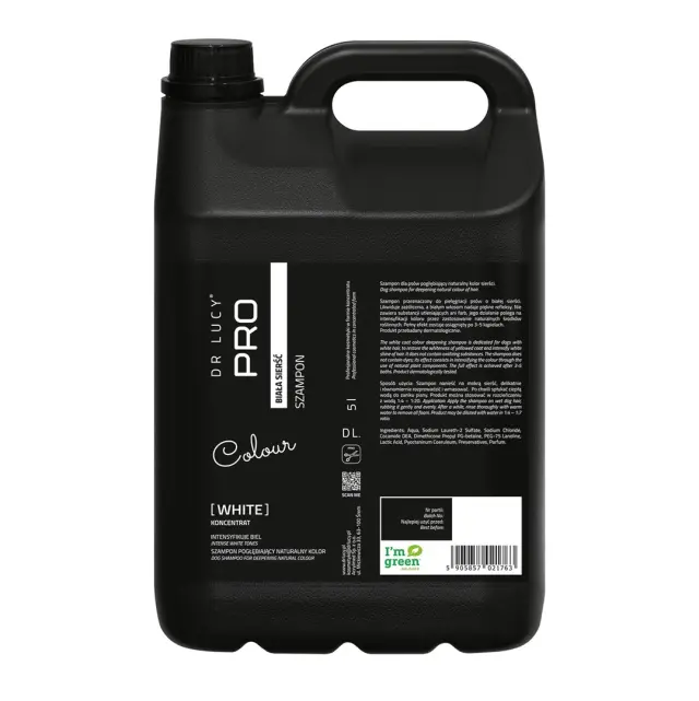 DR LUCY White white coat - shampoo for dogs - 5 l