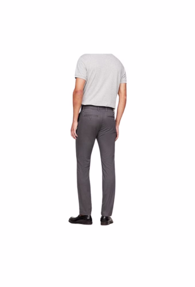 Tommy Hilfiger Ανδρικό Παντελόνι Chino Ελαστικό Γκρι Γκρι 3