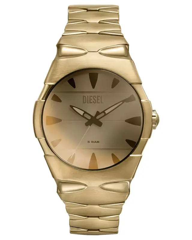 Diesel D-Sruptor DZ2214 Ανδρικό Ρολόι 42mm Χρυσό - One Size