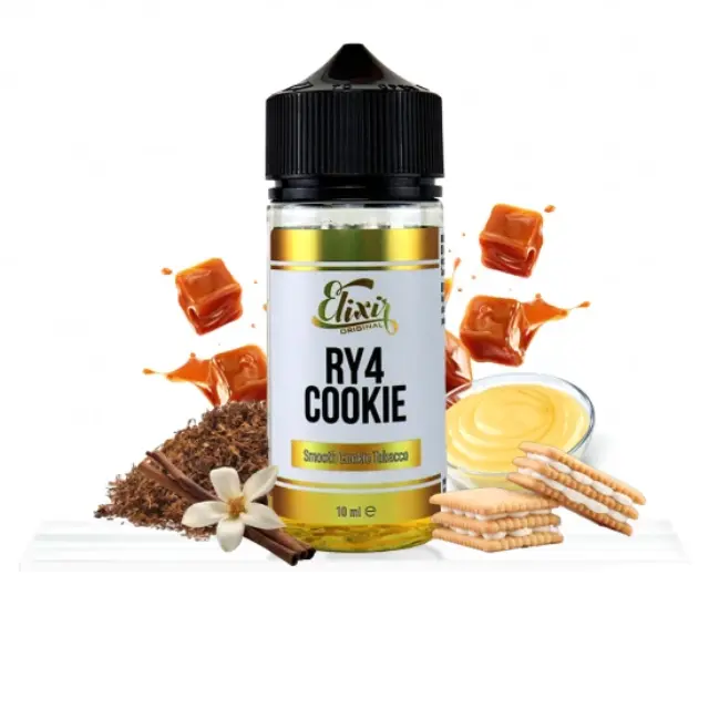 RY4 Cookie 10ml (100ml) - Elixir Flavorshots