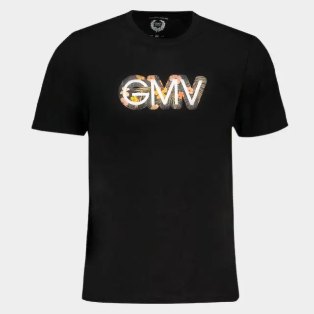 T-Shirt Gian Marco Venturi AU01412O Μαύρο - 2XL