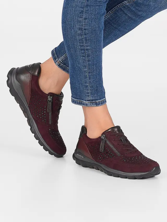 Gabor Sneakers Γυναικείο δέρμα Κόκκινο GAB/76968 48-NEW MERLOT - 36 2