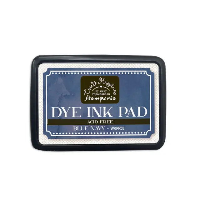 Μελάνι σε ταμπόν για σφραγίδες Dye Ink Pad, Stamperia, Blue Navy