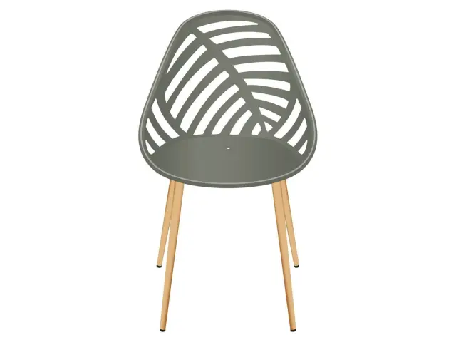 Καρέκλα κήπου Alameda Home Deco Factory με διαστάσεις 52.3x53.3x83.4cm - Olive HDO0337FS 2