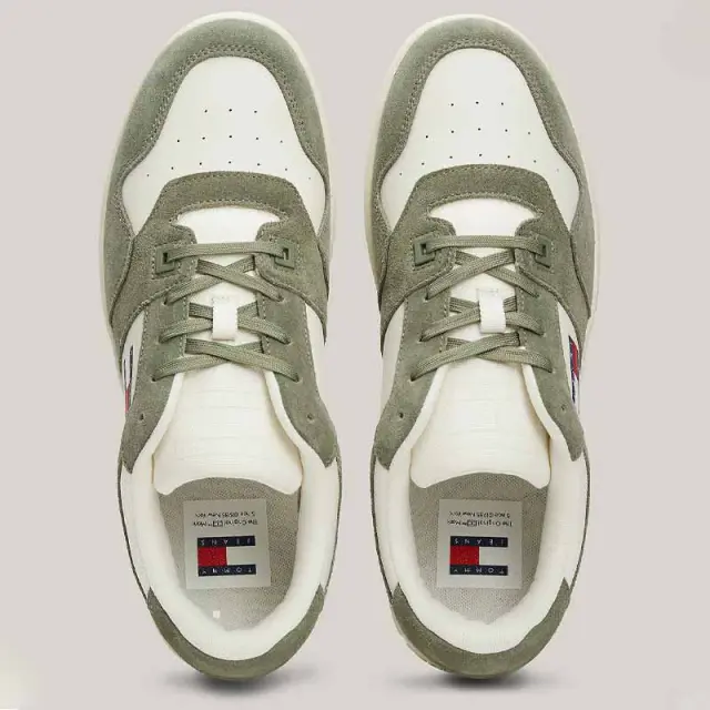 Tommy Hilfiger – Ανδρικά Sneakers Tjm Basket Leather EM0EM01440-M01 Λαδί - 45 3
