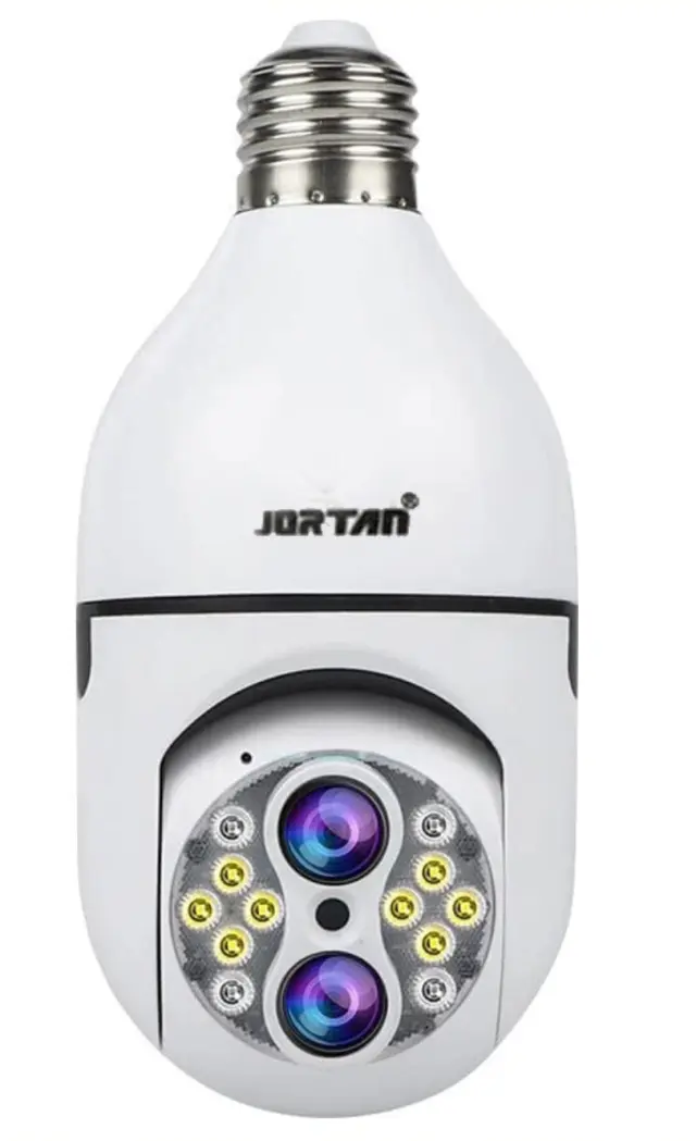 IP Κάμερα Παρακολούθησης Wi-Fi 1080P E27 Εσωτερικού και Εξωτερικού Χώρου με Νυχτερινή Λήψη 355° – Αμφίδρομη Επικοινωνία και Micro SD Θύρα JT-8177-2HP