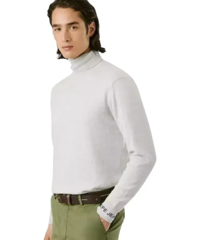 Pepe Jeans - Ανδρικό Πουλόβερ Ζιβάγκο Andre Turtle PM7000011-913 Γκρι 3