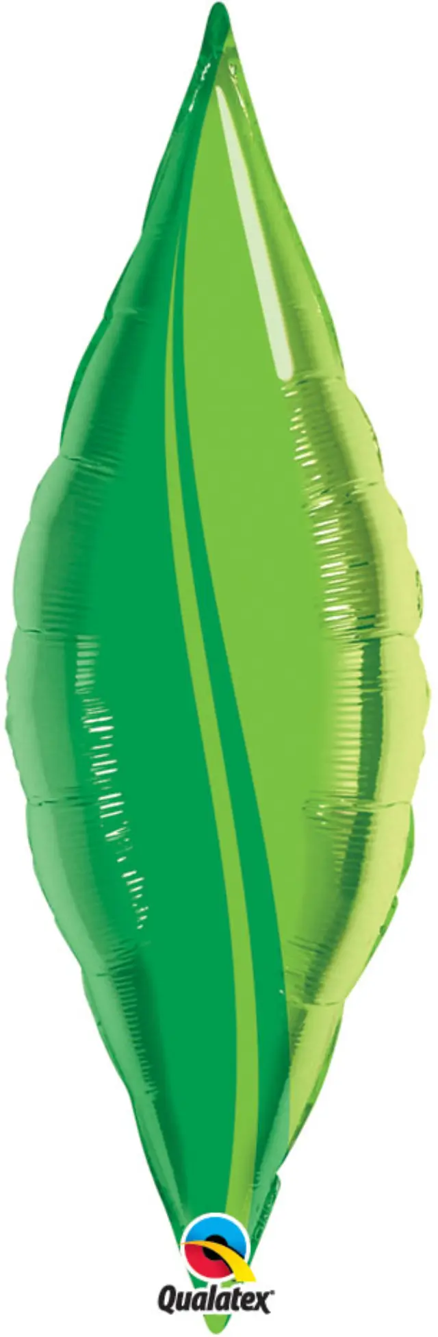 Foil 27 Inches Shape Taper Green Leaf
