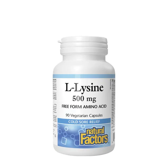 Natural Factors L-Lysine Amino Acid 500 mg