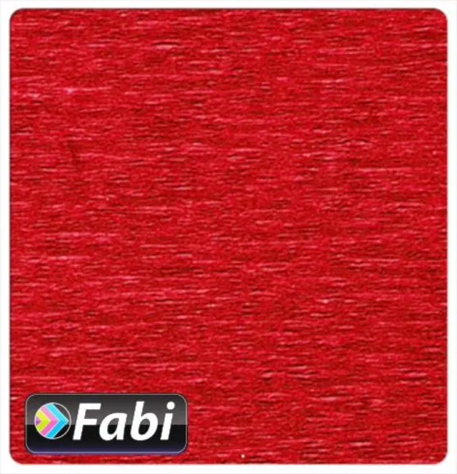 Γκοφρέ Fabi 50x200εκ Μεταλλικό Κόκκινο 8193