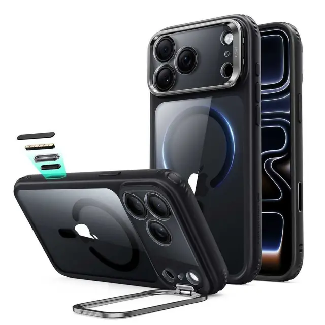 Esr Classic Hybrid Kickstand Magsafe iPhone 17 Pro Max / 18 Pro Max Clear/black 2