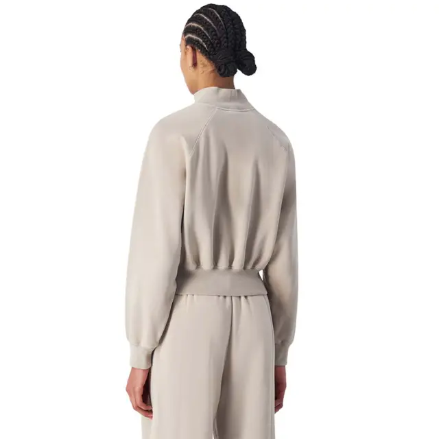 Champion Women's Longsleeve Turtleneck Sweatshirt Μπεζ 117637-MS016 (Champion) 2