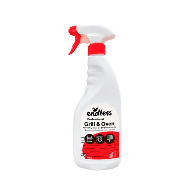 Endless Grill + oven υγρό καθαριστικό για φούρνο + εστίες 750ml