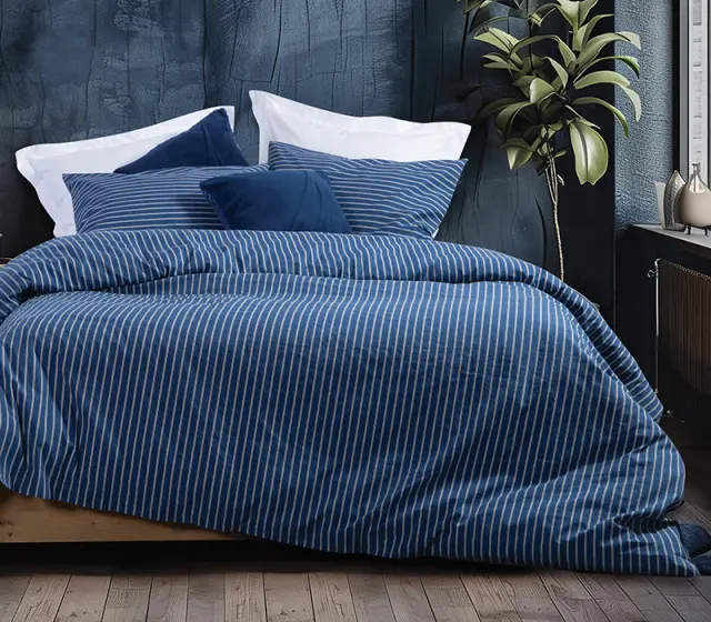 Nef-Nef Homeware Σεντόνι Σετ Διπλό Nautica Coast 200x270 True Navy 3