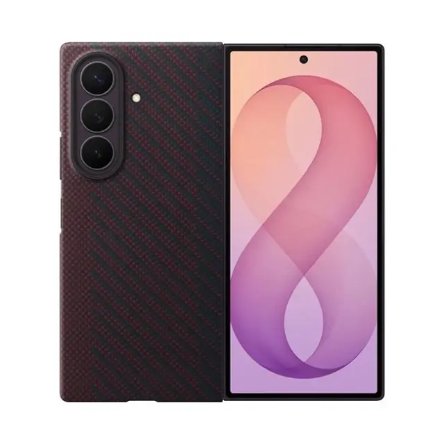 Samsung Θήκη Κινητού Galaxy Z Fold 8 Ultra Carbon Magnet Case Violet