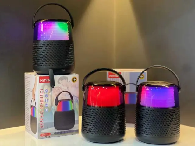 Ασύρματο ηχείο Bluetooth - KMS-171 - LED RGB - 884614 2